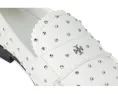 Лоферы Tory Burch Classic Stud с металлическими шипами облачно серебристые