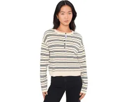 Свитер 525 america Vivienne Stripe Drop Shoulder Henley с полоской и планкой
