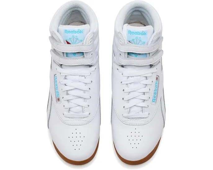 Кроссовки Freestyle Hi Reebok синие с белым