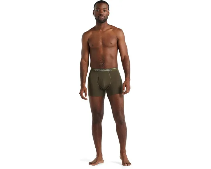 Трусы-боксеры Icebreaker Anatomica с гульфиком из мериносовой шерсти