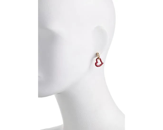 Серьги-подвески Amour от Kate Spade New York с сердечком и застежкой-бабочкой