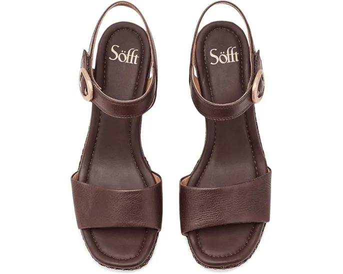 Босоножки Sofft Inez Leather на танкетке