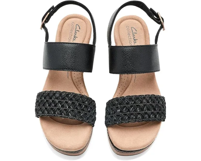 Сандалии Clarks Seannah Step с ремешком на щиколотке и застежкой на липучке