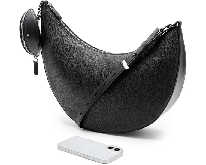 Большая кроссбоди сумка Kate Spade New York из галеречной кожи с дополнительным съемным мешочком