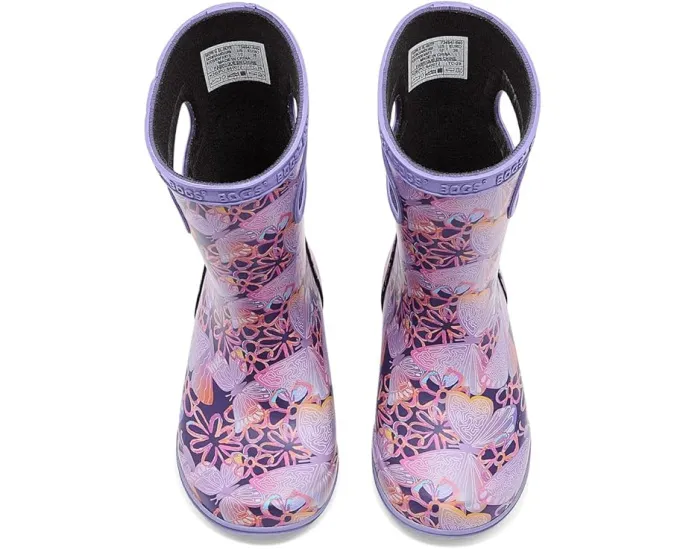 Детские сапоги Bogs Kids Skipper II Solar Butterfly с принтом бабочки