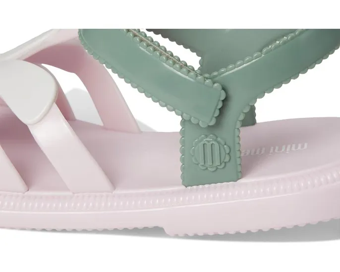 Детские сандалии Mini Melissa Hip Bloomy с цветочным декором и липучкой
