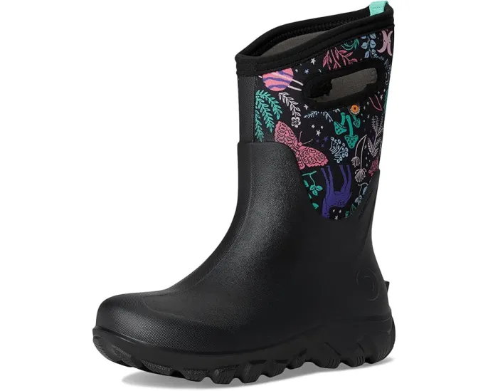 Детские сапоги Bogs Kids Classic Seamless с принтом космический лес и водонепроницаемым верхом