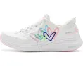 Skechers кеды Contour Foam Cozy Fit Timeless Heart Hands Free Slip-ins с сердечками