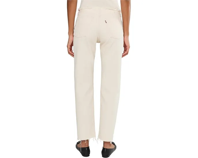 Прямые джинсы Levi's Ripped Wedgie с потертостями и рваными деталями