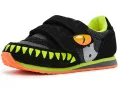 Детские кроссовки Saucony Kids Jazz с застежкой на липучке из замши и сетки