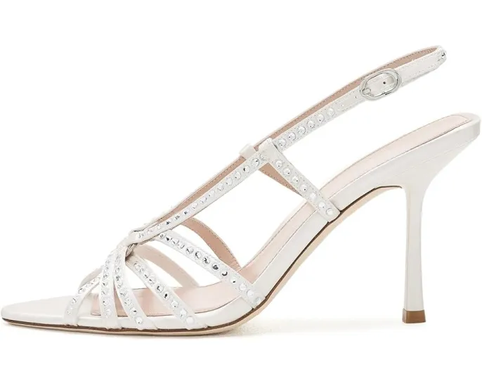 Босоножки Stuart Weitzman Carlyle Sandals 85 с квадратным мысом