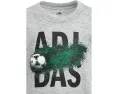 Футболка Soccer Motion Heather для детей adidas с принтом футбольного мяча