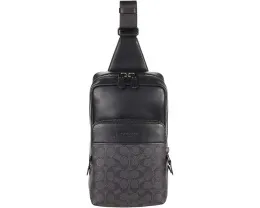 Рюкзак COACH Signature Gotham из кожи и ткани с несколькими отделениями