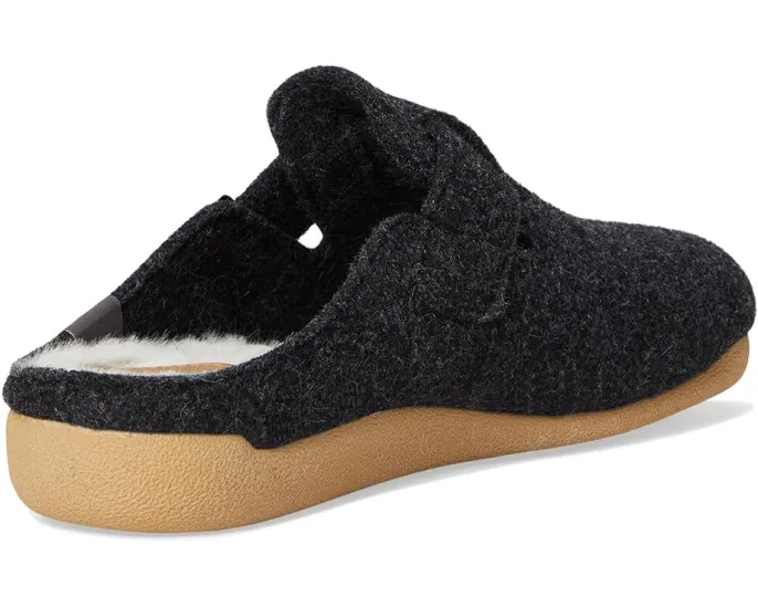 Toni Pons Mima-Fp классические тапочки-клоги с войлочным верхом и искусственным мехом