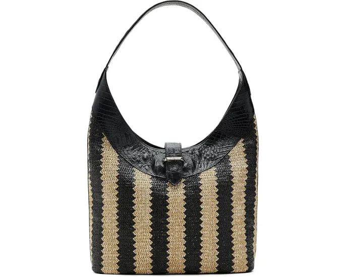 Сумка на плечо Gwynne от Brahmin из легкой кожи с магнитным замком