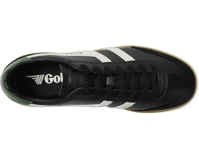 Кожаные кроссовки Gola Viper Leather с темной подошвой