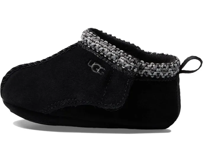 Детские тапочки UGG Tasman из замши на липучке