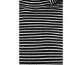 Водолазка Madewell в полоску с драпировкой и отделкой Coverstitch