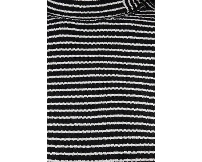 Водолазка Madewell в полоску с драпировкой и отделкой Coverstitch