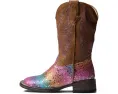 Детские ковбойские сапоги Roper Glitter Rainbow с квадратным носком и блестками