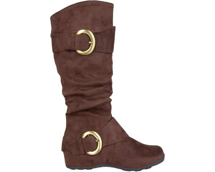 Ботинки Journee Collection Jester-01 с пряжками и скрытым клиновидным каблуком