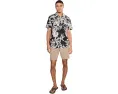 Рубашка RVCA Overspray Short Sleeve с флористическим принтом