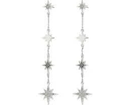 Серьги Rebecca Minkoff Stargazing Linear с подвесками-звездами