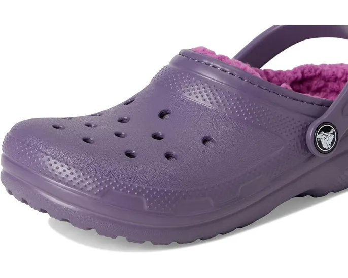 Crocs Classic Lined Clog детские утепленные сабо с искусственным мехом