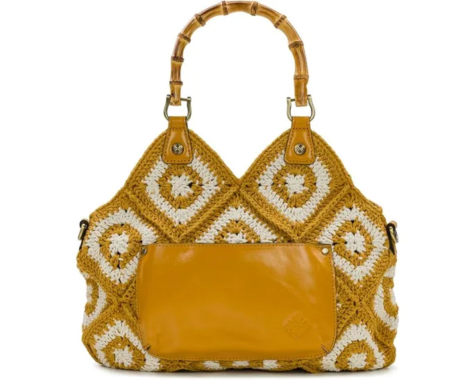 Сумка кроссбоди Patricia Nash Delphi с вязаным узором и кожаными ручками