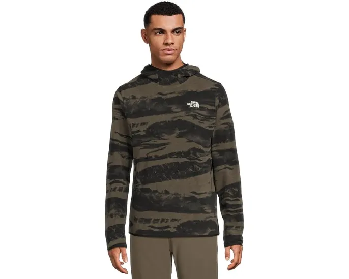 Толстовка The North Face Glacier Fleece с принтом и капюшоном из микрофлиса