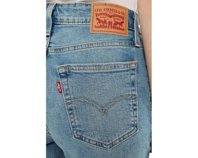 Джинсы Levi's Womens 725 Authentic Kick Boot с высокой посадкой и клешем