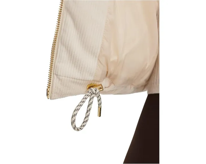 Пуховик Varley Brackley Cord с воротником из шерпы и регулируемым низом