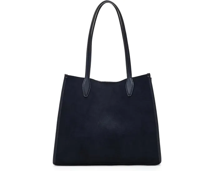 Сумка-тоут Madewell Suede Lexington из замши с кожаными ручками