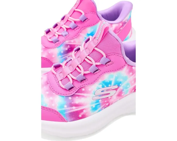 Skechers Kids Hands Free Slip Ins Bounder Pro Rainbow Rush кроссовки с радужным тингом