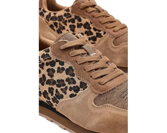 Кроссовки Roper Giddyup Leopard с леопардовым принтом из замши