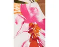 Платье Printed Satin из сатина с принтом и вырезом халтер от Adrianna Papell