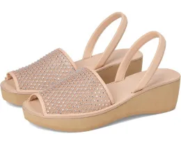 Сандалии Fine Glass Mesh с блестящей сеткой и ремешком на щиколотке