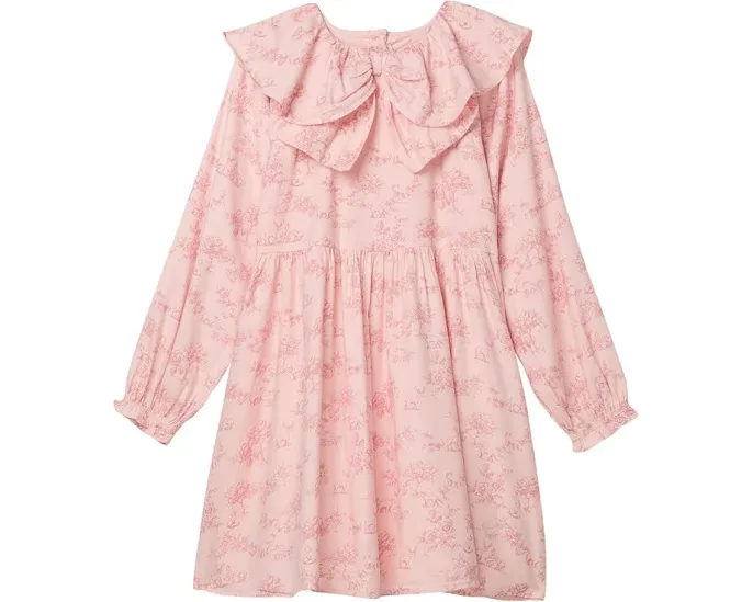 Платье с принтом toile Janie and Jack с длинными рукавами и бантом