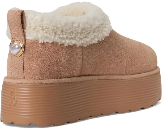 Угги Stuart Weitzman Socharming на платформе с искусственным мехом