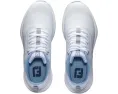 Гольф туфли FootJoy FJ Perfoma в бело-голубом цвете