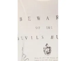 Футболка John Varvatos Beware Tee с принтом змеи