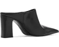 Босоножки Schutz Eleanor Mule на каблуке из кожи черные