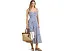 Платье Striped Cotton Broadcloth Tiered в полоску с запахом Lauren Ralph Lauren