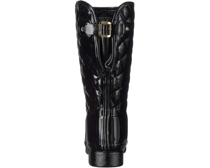 Резиновые сапоги Hunter Refined Gloss Quilt Short с глянцевым покрытием и стежкой