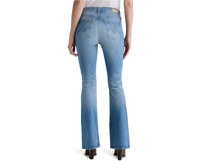 Джинсы Farrah Mid Rise Bootcut Bisou от AG Jeans с посадкой выше средней