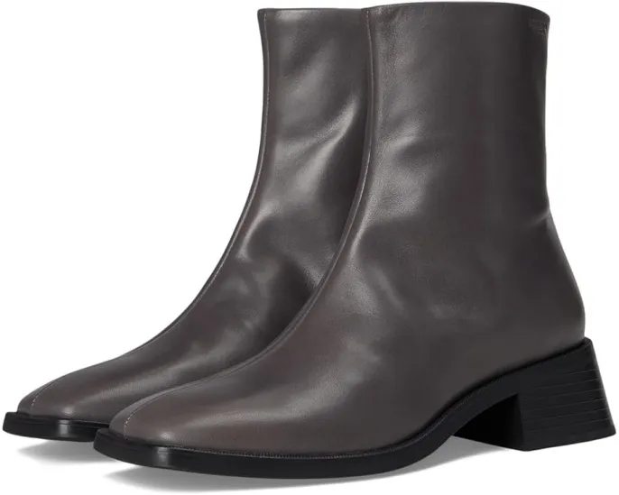 Ботильоны Vagabond Shoemakers Blanca из кожи на каблуке с квадратным носком