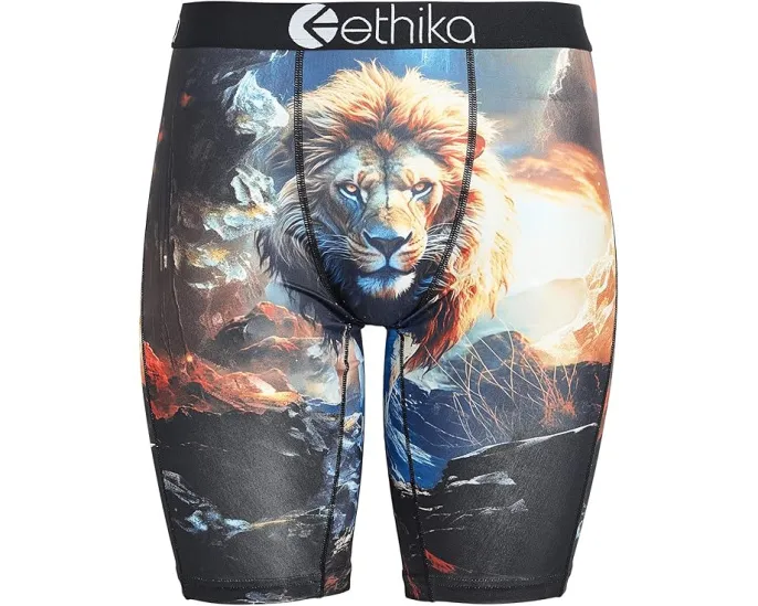 Боксеры ethika Lion Hearted с жаккардовым поясом и принтом
