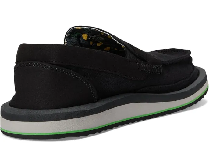 Лоферы Donny Loafer X Ben Gravy с льняным верхом и стелькой с принтом Sanuk