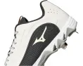 Бутсы бейсбольные Mizuno 9-Spike Swift 8 Low Metal бело-черные