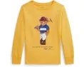 Футболка Polo Ralph Lauren Kids с длинным рукавом и принтом Polo Bear для малышей